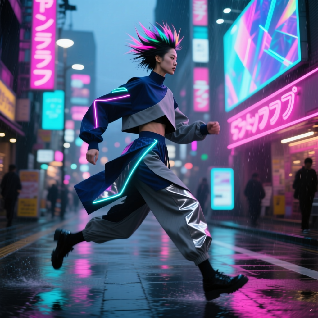 Tokyo street fashion editorial